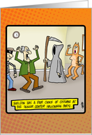 Funny Halloween card...