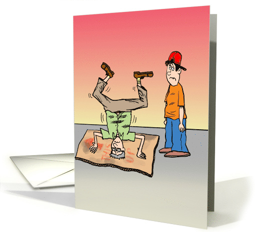 Happy Father's Day Dad's questionable dance moves card (1772820)
