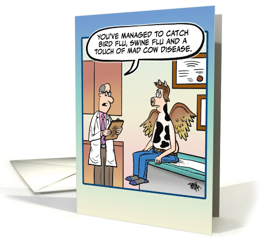 Hoping You Feel Better Soon From Your Illness Buffet card (1780844)