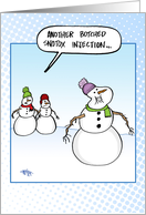 Another Botched Snowtox Injection Snowman card