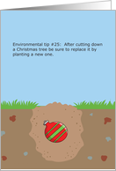 Zygote 07: Evironmently Friendly Christmas. card