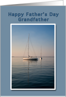 Grandfather, Fathers Day Sailing card