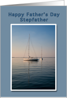 Stepfather, Fathers Day Sailing card