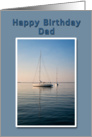 Happy Birthday Dad Sailing card