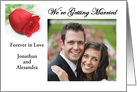 We’re Getting Married customizable wedding announcement card