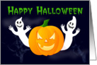 general Happy Halloween ghosts and pumpkin card