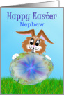 Happy Easter bunny nephew card