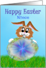 Happy Easter bunny niece card