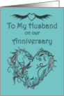 To My Husband on our Anniversary card