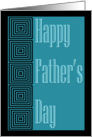 Happy Father’s Day square designs card