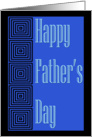 Happy Father’s Day square designs card