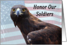 Honor Our Soldiers Golden Eagle card