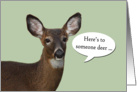 white tailed deer granddaughter on your birthday card