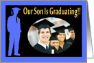 Our Son is Graduating invitation card