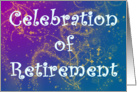 Celebration of Retirement Administrative Assistant glitter look card