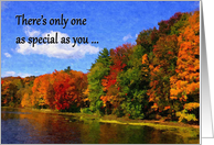 Fall colors gay/lesbian general birthday wishes card