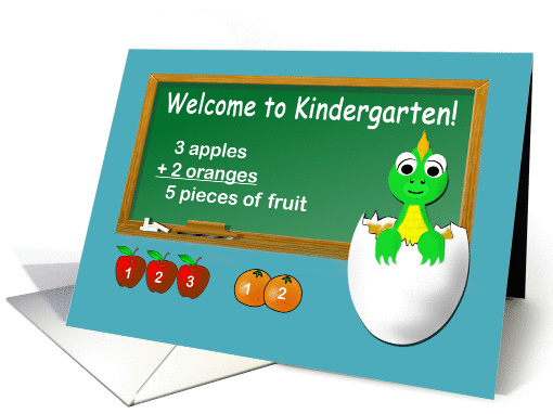 Back to school Welcome to Kindergarten card (1149248)