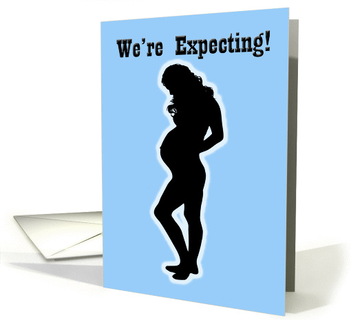 We're Expecting boy card (768159)