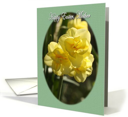 Happy Easter Mother daffodils card (772813)
