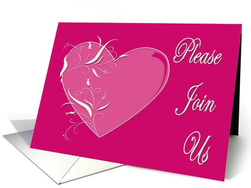 Please Join Us wedding invitation card (779832)