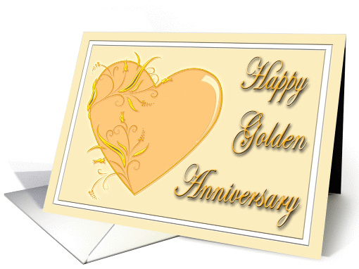 Happy Golden Anniversary card (785833)