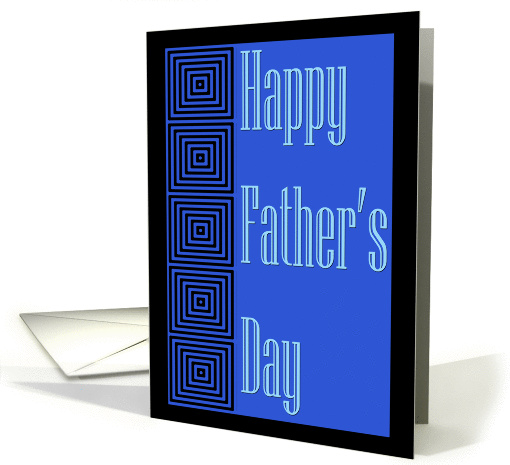 Happy Father's Day square designs card (832295)