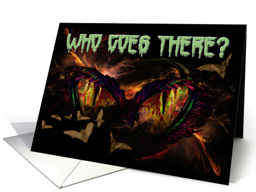 Halloween evil eyes card (832299)
