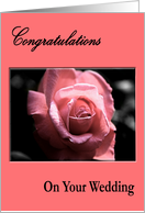 Congratulations on Your Wedding card