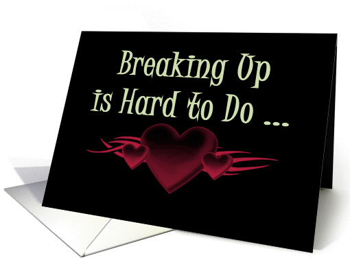 Breaking Up Divorce card (860516)
