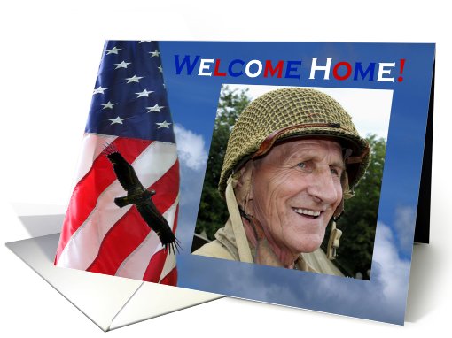 Welcome Home military homecoming photo card (870572)