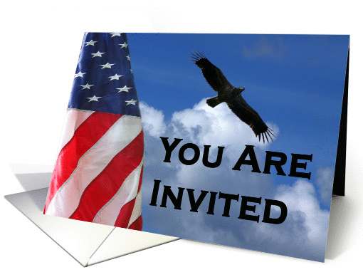 Welcome Home military homecoming party invitation card (870574)