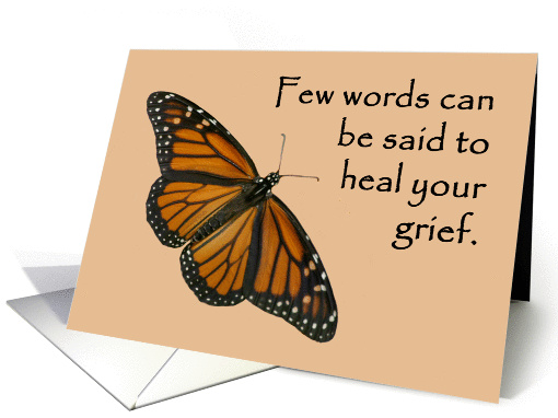 General sympathy prayer butterfly card (909499)