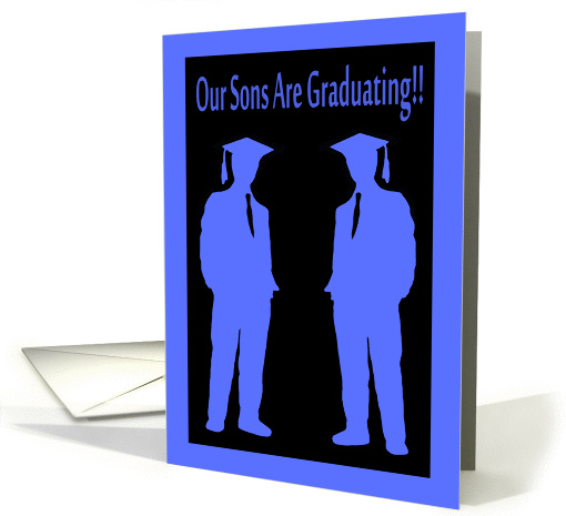 Our Sons are Graduating invitation card (923399)