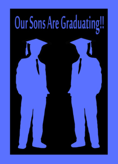 Our Sons are Graduating invitation