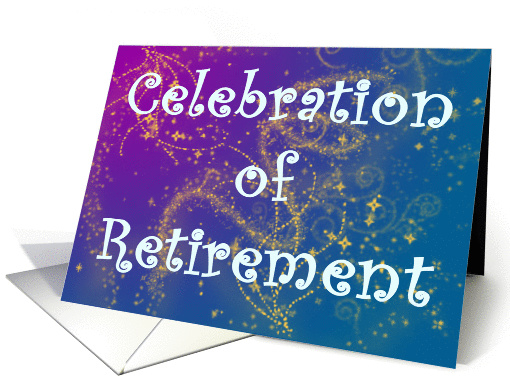 Celebration of Retirement Administrative Assistant glitter look card