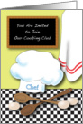 Invitation to join cooking club card