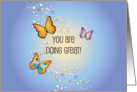 Encouragement, Butterfly Theme card