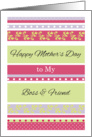 Business, Mother’s Day for Boss card