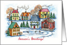 Business Season’s Greetings from Realtor to Clients card