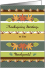 1st Thanksgiving for Newlyweds, leaves, berries card