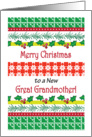 Merry Christmas to New Great Grandmother card