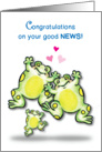Congratulations, expecting new baby card