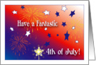 Happy 4th of July from all of us, fireworks card