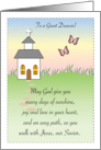 Encouragement for Deacon, church card