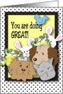 Encouragement for Pet Sitter, pets card