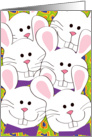 Easter, money enclosed, bunnies card