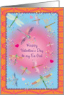 Happy Valentine’s Day, ex girlfriend, dragonflies card