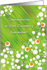 Congratulations, Daughter’s Engagement, abstract card