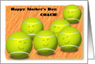 Mother’s Day, Tennis Coach card