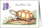 Mother’s Day, Turtle Theme, butterfly card